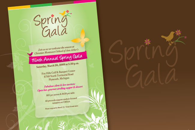 Spring Gala Invitations 4