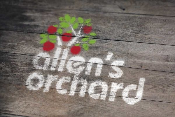 Allen's Orchard logo design