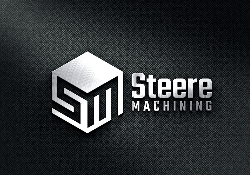 Steere Machining logo design