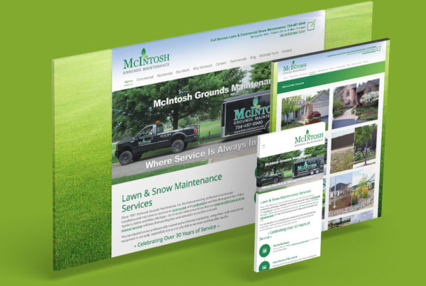 McIntosh Grounds Maintenance Responsive Website Design