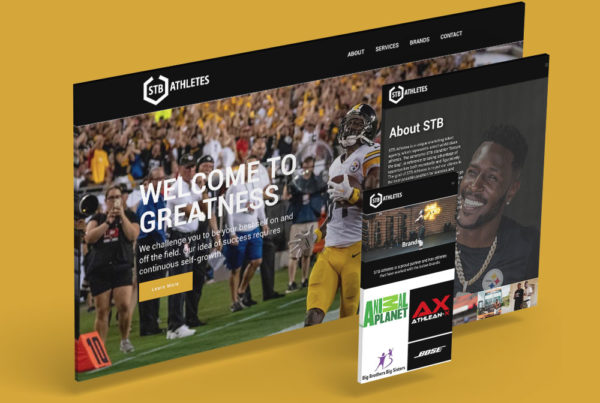 STB Athletes Website Design