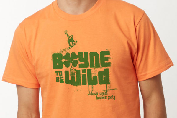 Boyne to be Wild Bachelor Party Shirt Design