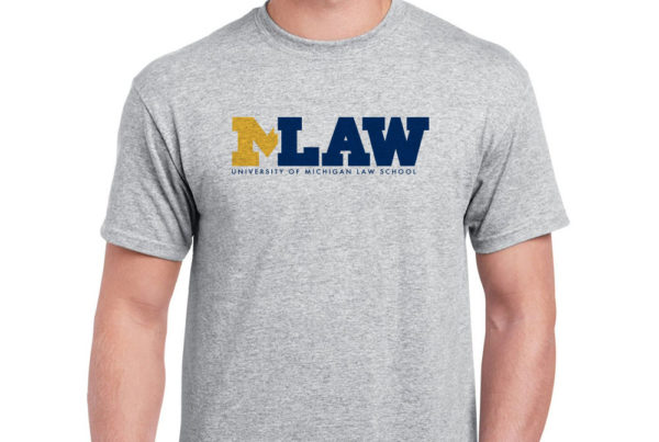 Michigan Law School Senate shirt design