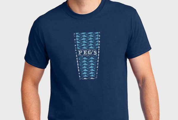 Peg's Cantina shirt design