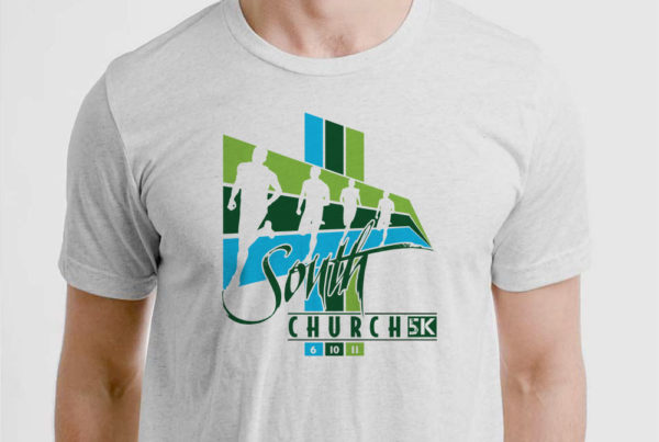South Church 5k Run shirt design