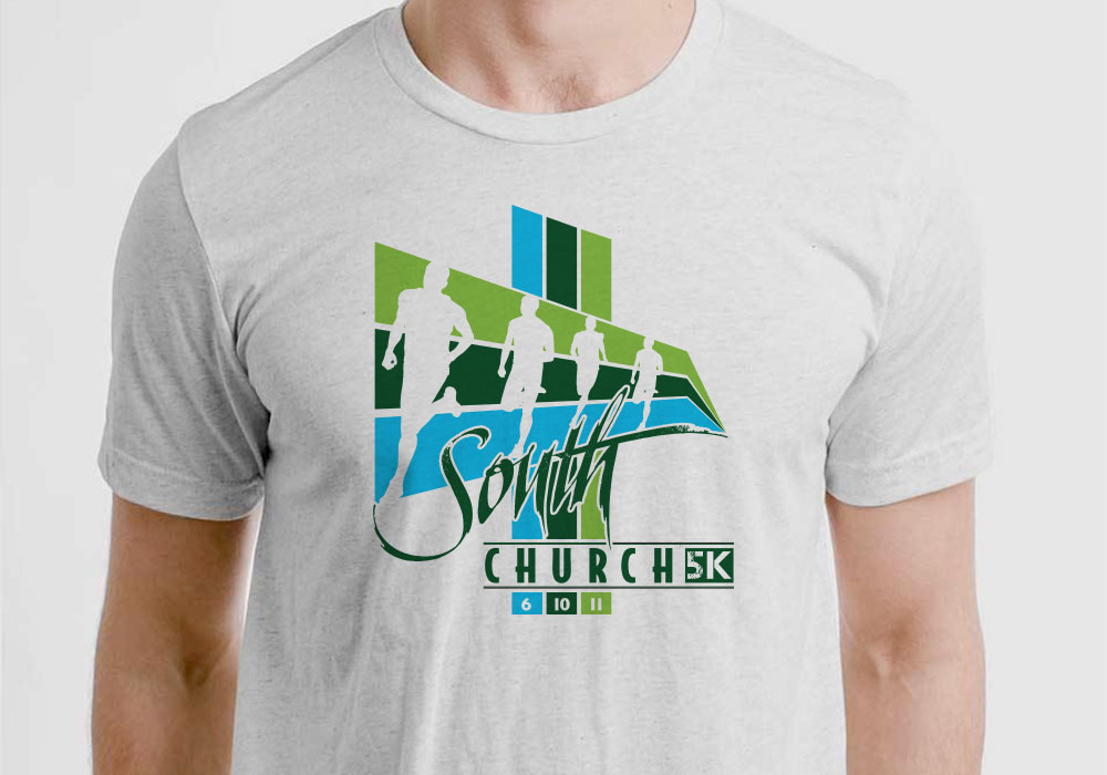 South Church 5k Run - Freelance Graphic Designer | Casey's Head