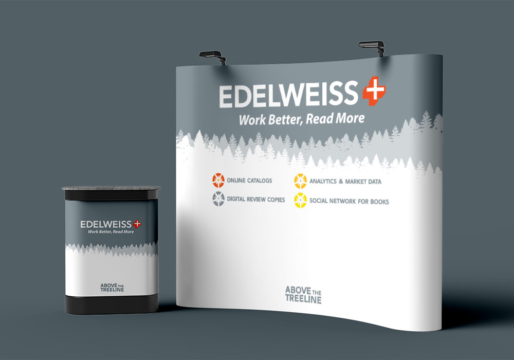 10 foot booth design for Edelweiss+ by Above the Treeline