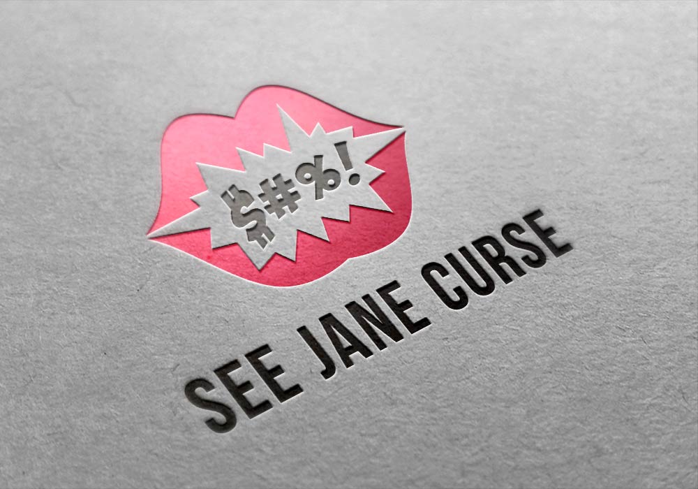 Logo Design for See Jane Curse Blog