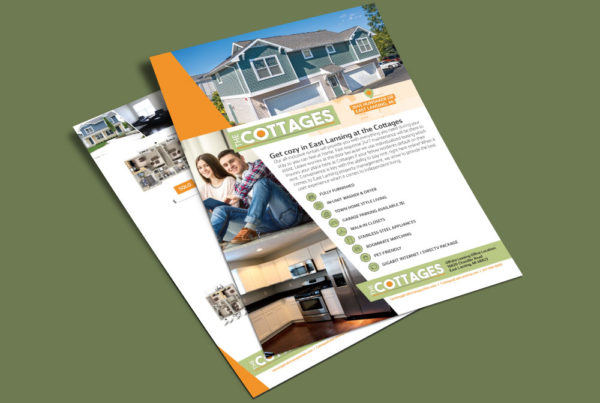 The Cottages at Chandler Crossings Brochure Design