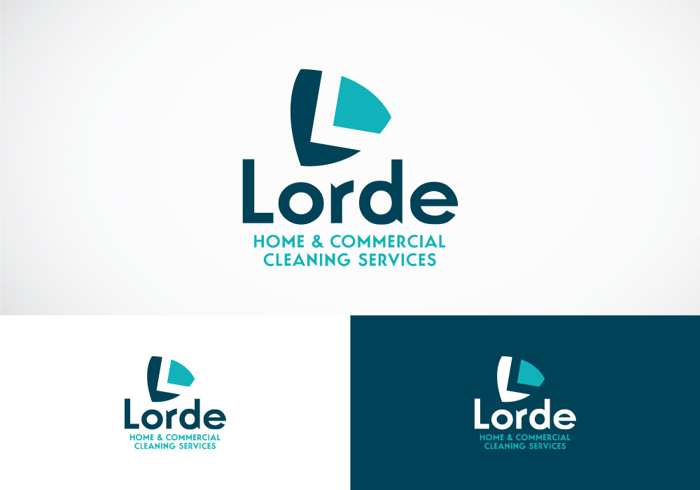 Lorde Cleaning Services logo design