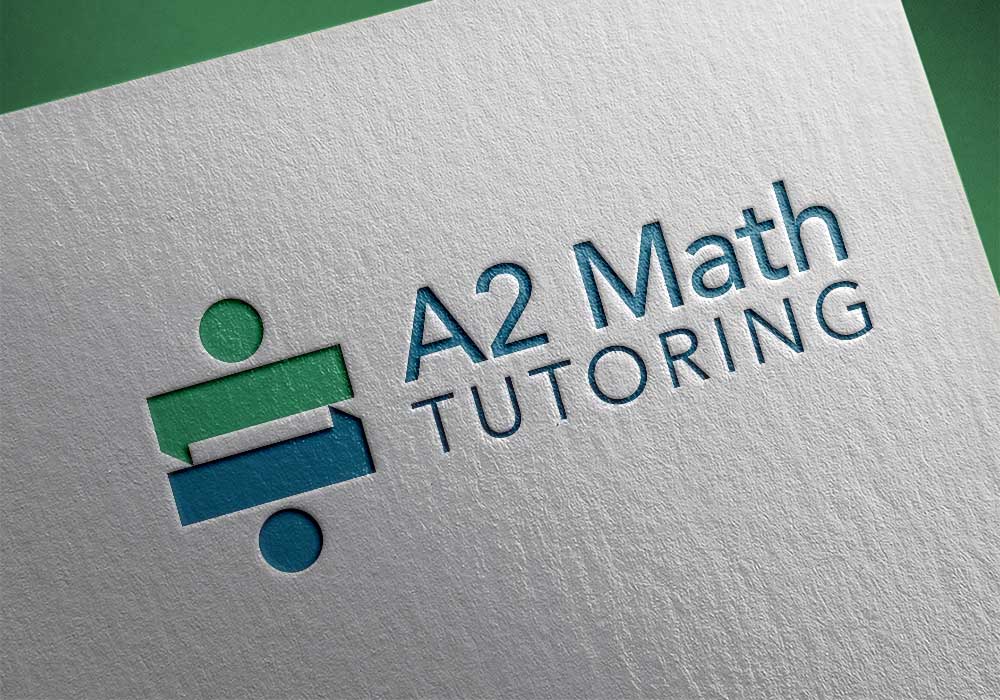 A2 Math Tutoring logo design