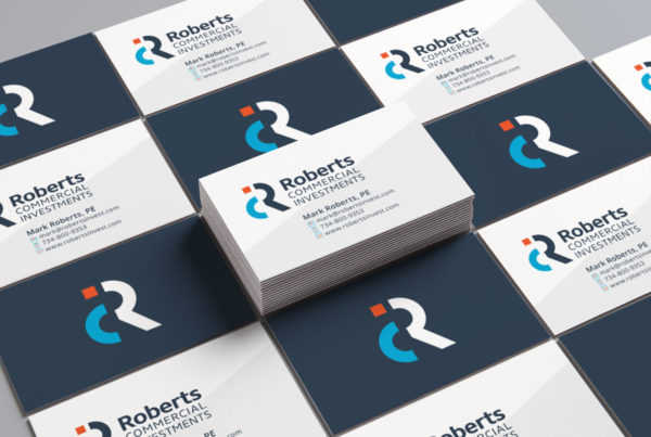 Roberts Commercial Investments business card design