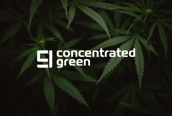 Concentrated Green cannabis company logo design