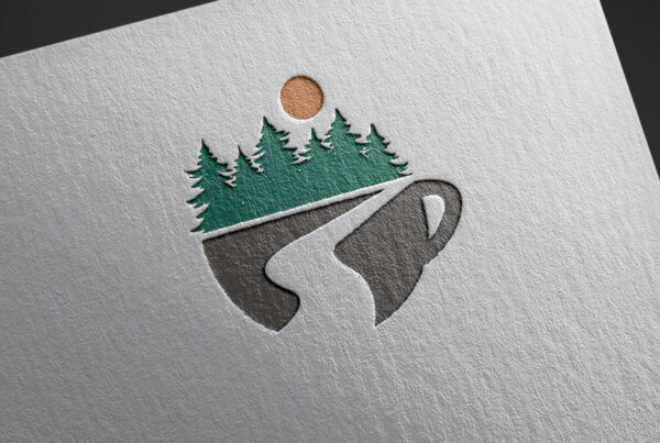 Traveling With Coffee logo design