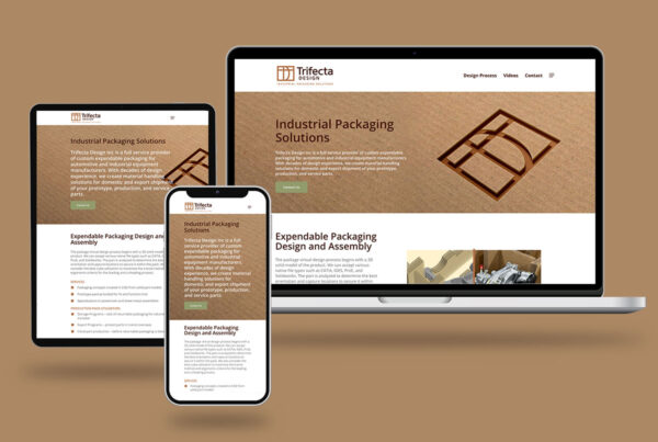 Trifecta Design responsive website design example