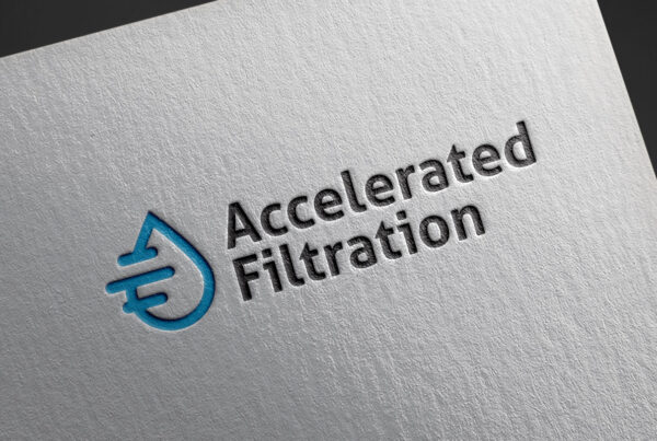 Accelerated Filtration logo design