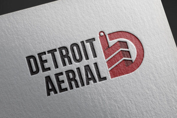 Detroit Aerial logo design