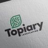 Topiary Landscaping logo design