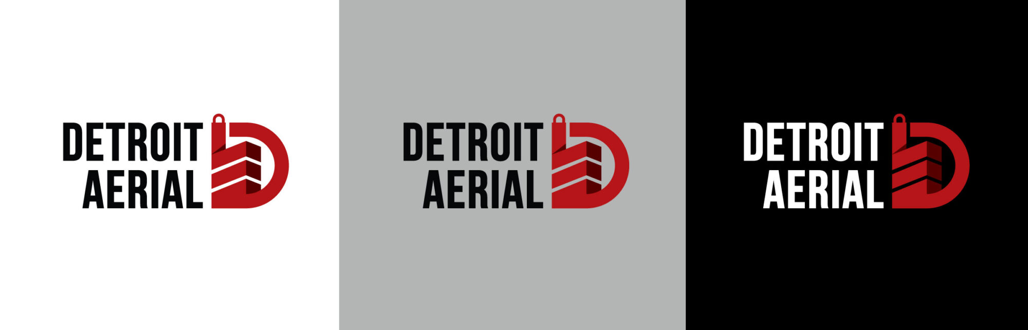 Detroit Aerial logo design