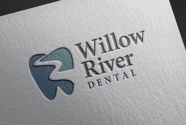 Willow River Dental logo design